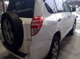 2009 TOYOTA RAV4 WHITE 2.5L,AT,AWD.  Z24897